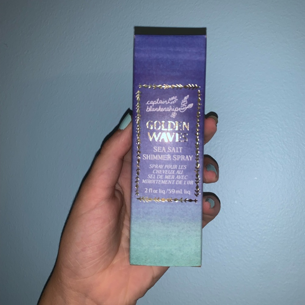 Golden Waves sea salt shimmer spray